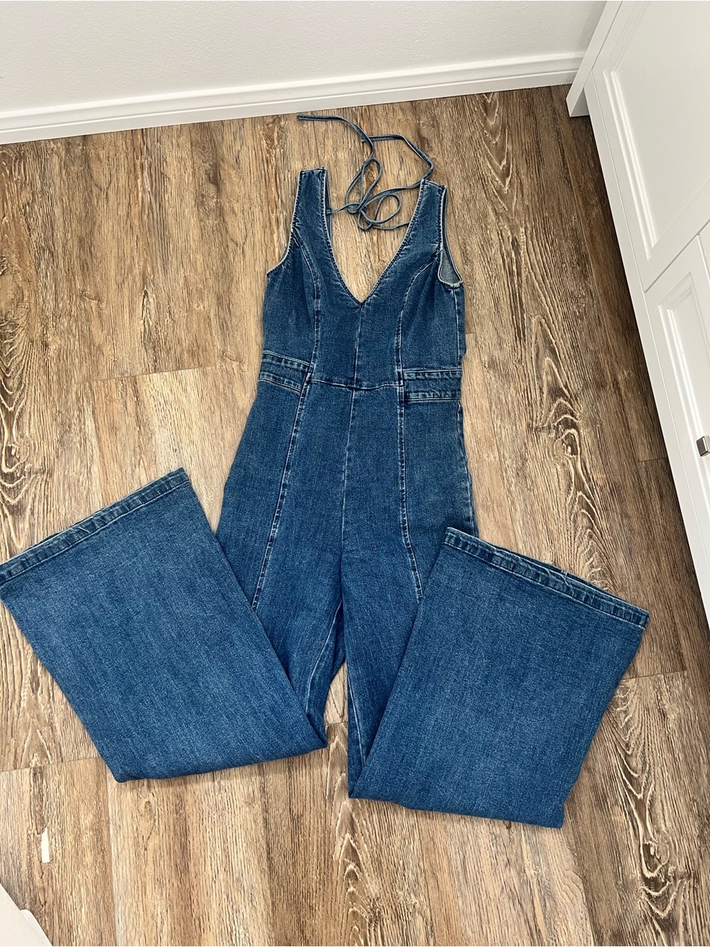 Gorgeous Denim Wide-leg Jumpsuit